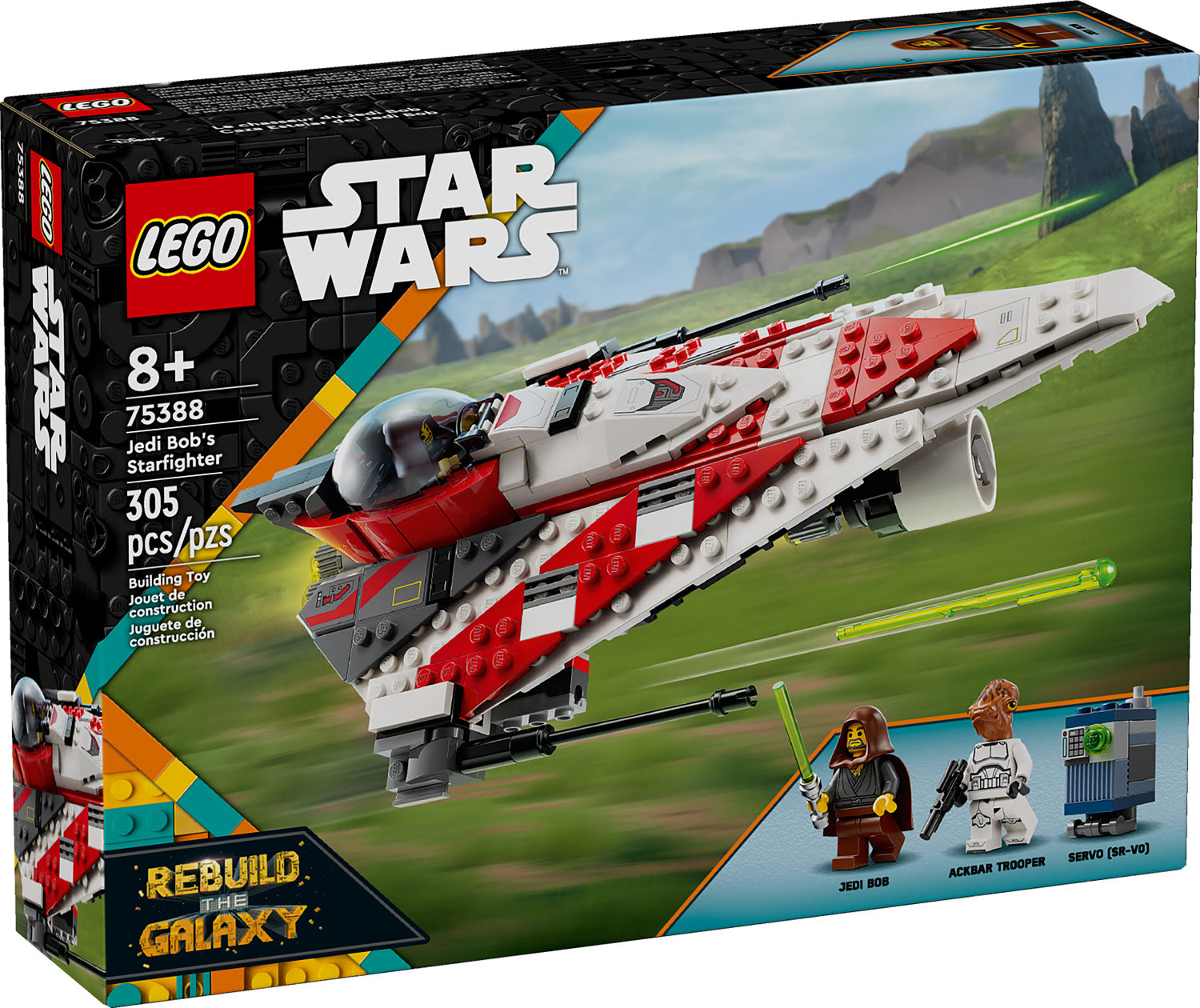 JEDI BOB'S STARFIGHTER STAR WARS LEGO