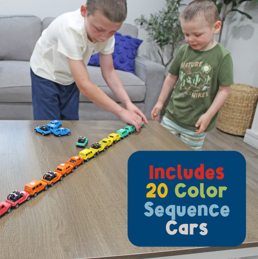 LINE & LEARN CARS EDITION PLAYSET