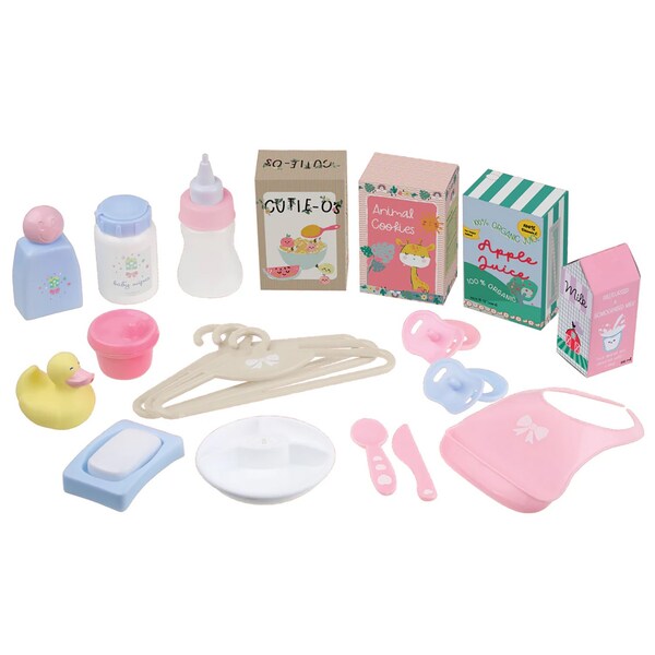 BABY DOLL 29 PC ACCESSORY BAG FOR KEEPS