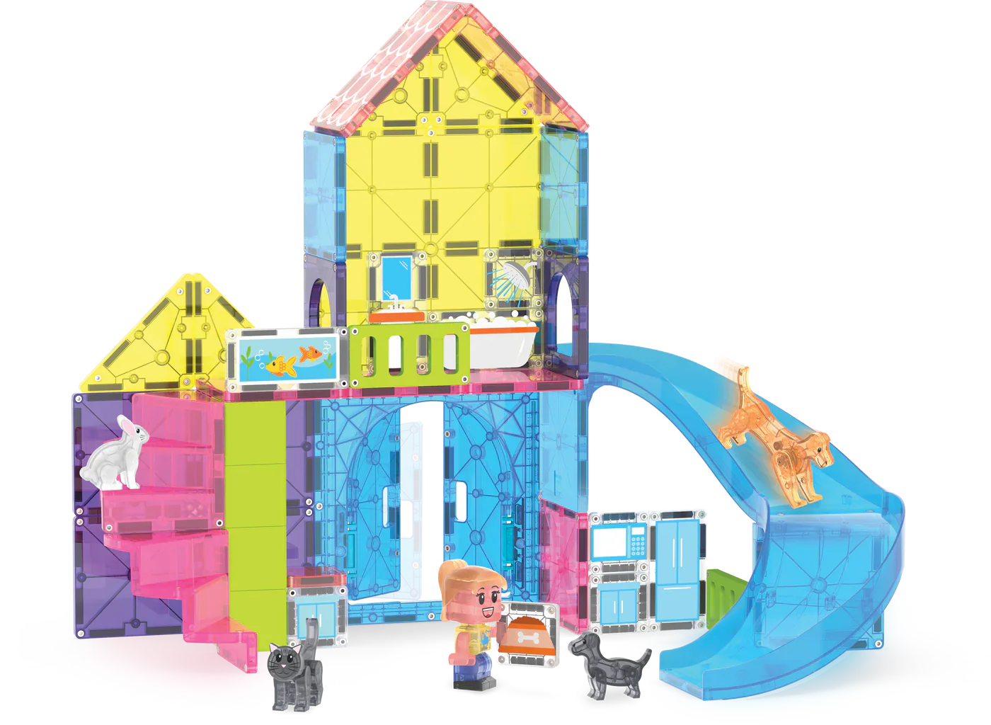 MAGNA TILES PET PLAYHOUSE 50 PC SET