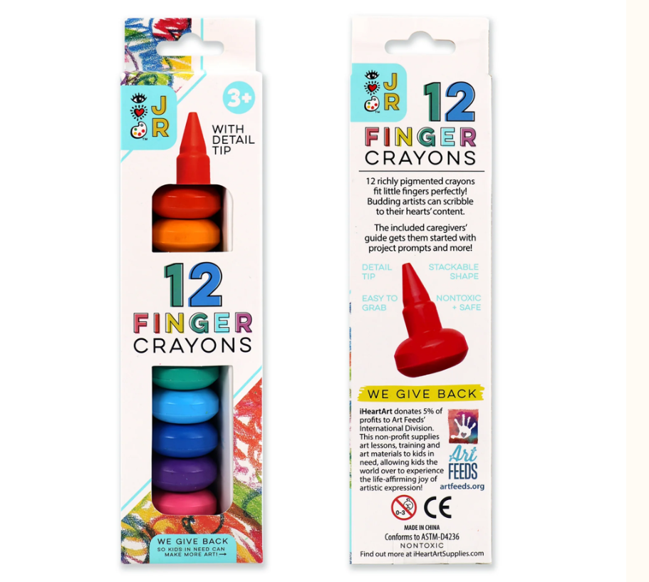 Triangular Crayon Set (24 pc) - Fun Stuff Toys