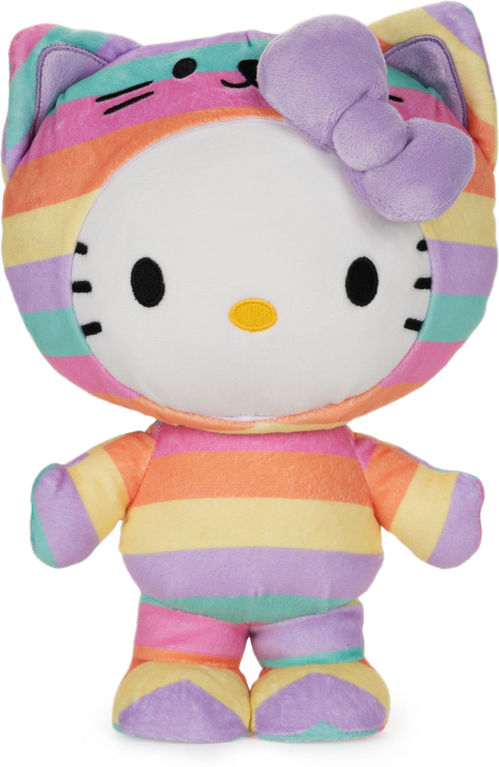 HELLO KITTY IN RAINBOW OUTFIT 9.5"