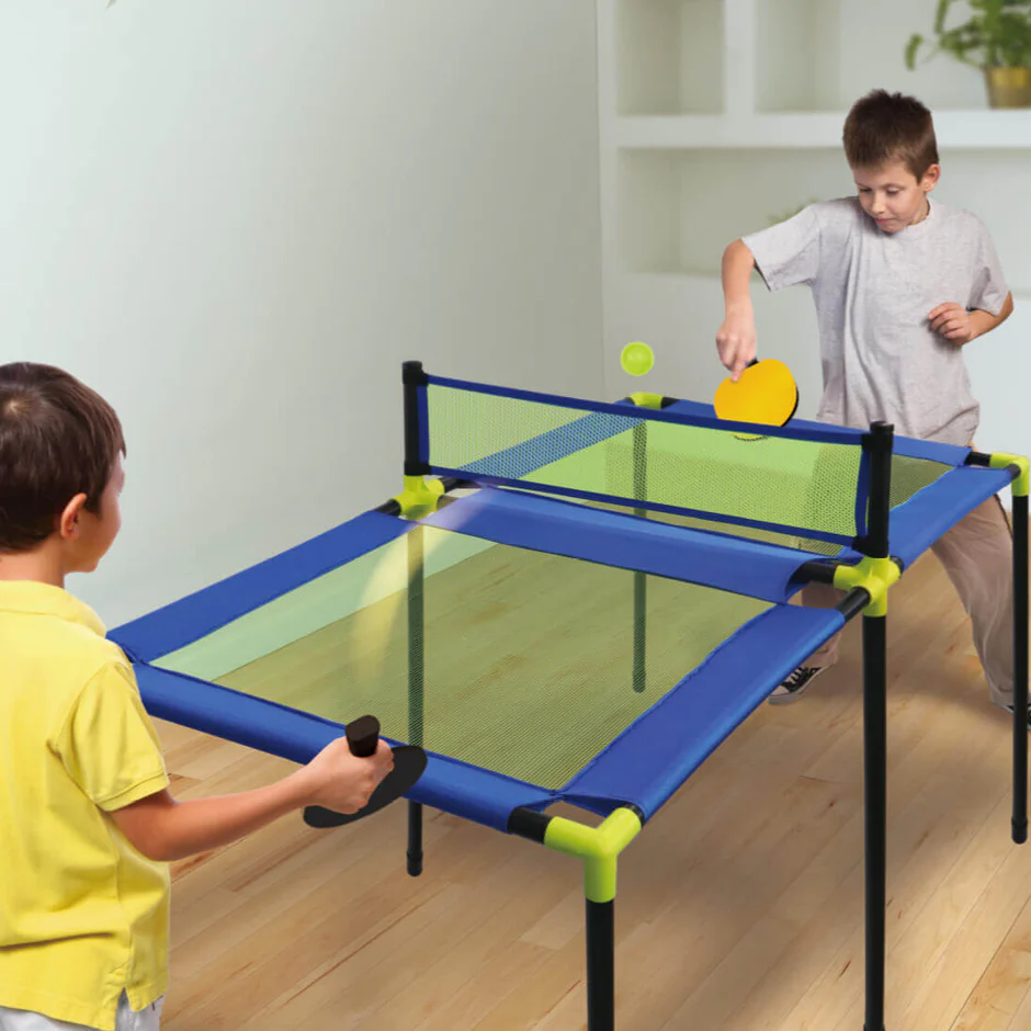 TRAMPOLINE PONG TABLE TENNIS SET dno