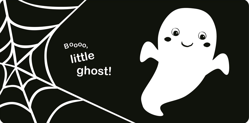 BOOOOK! SPOOKY HIGH-CONTRAST BOOK  BB