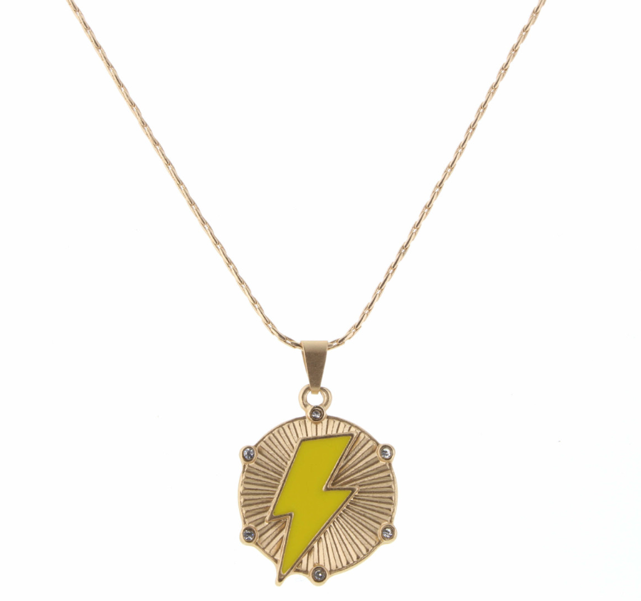 NECKLACE GOLD DISC