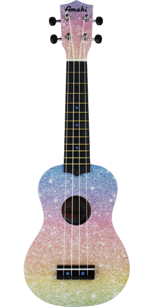 UKULELE RAINBOW GLITTER