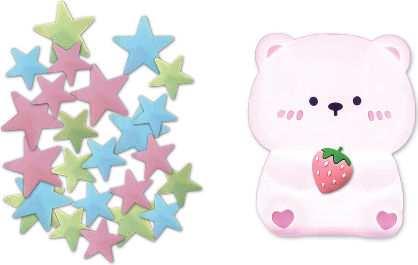 LIGHT BEAR STRAWBERRY COLOR CHANGING