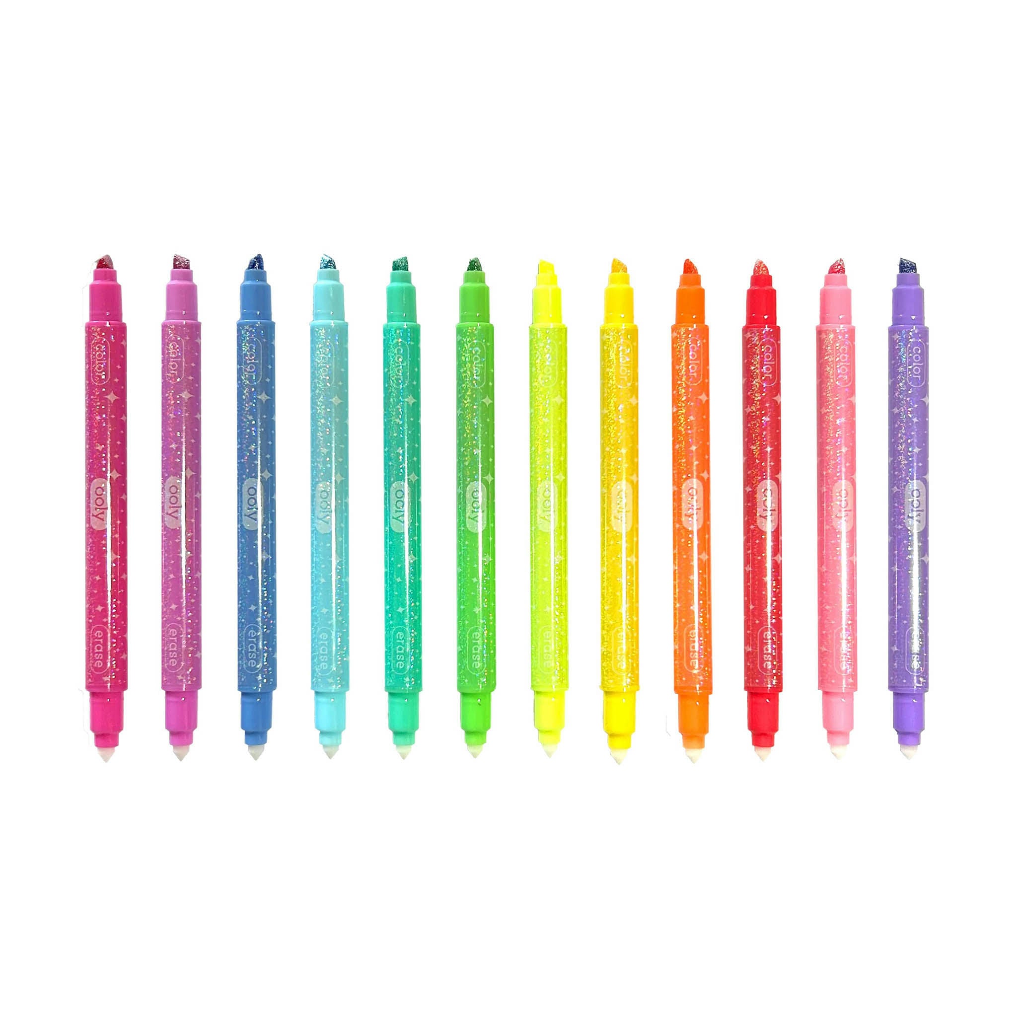 MARKERS MAKE NO MISTAKE GLITTERY ERASABLE 12 PK