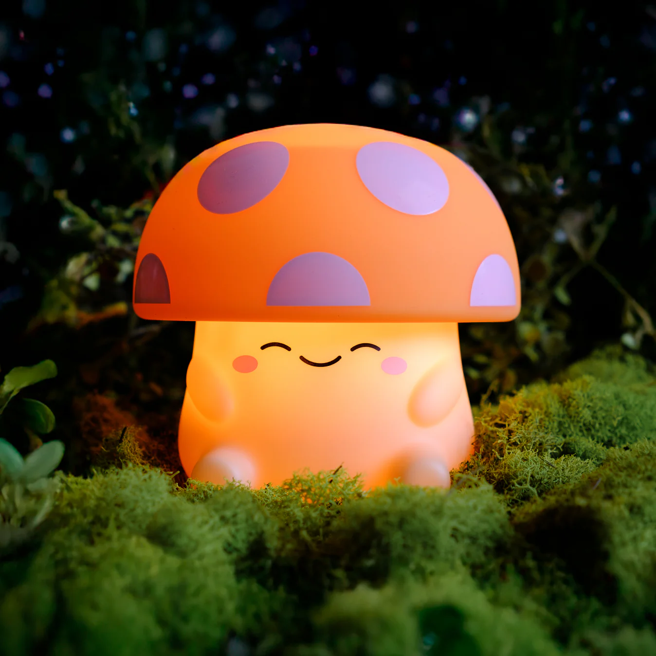 MUSHI AMBIENT SQUISHY MUSHROOM LIGHT ASST