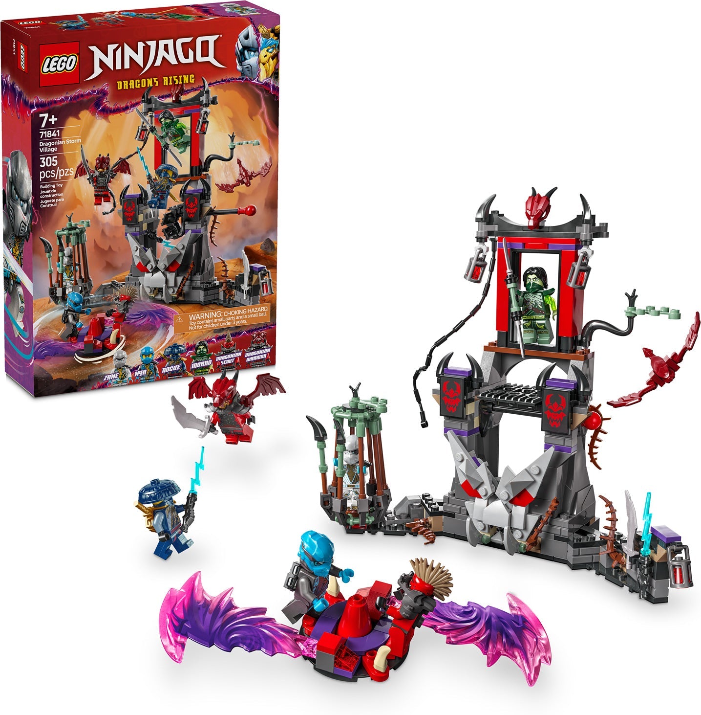 DRAGONIAN STORM VILLAGE NINJAGO LEGO