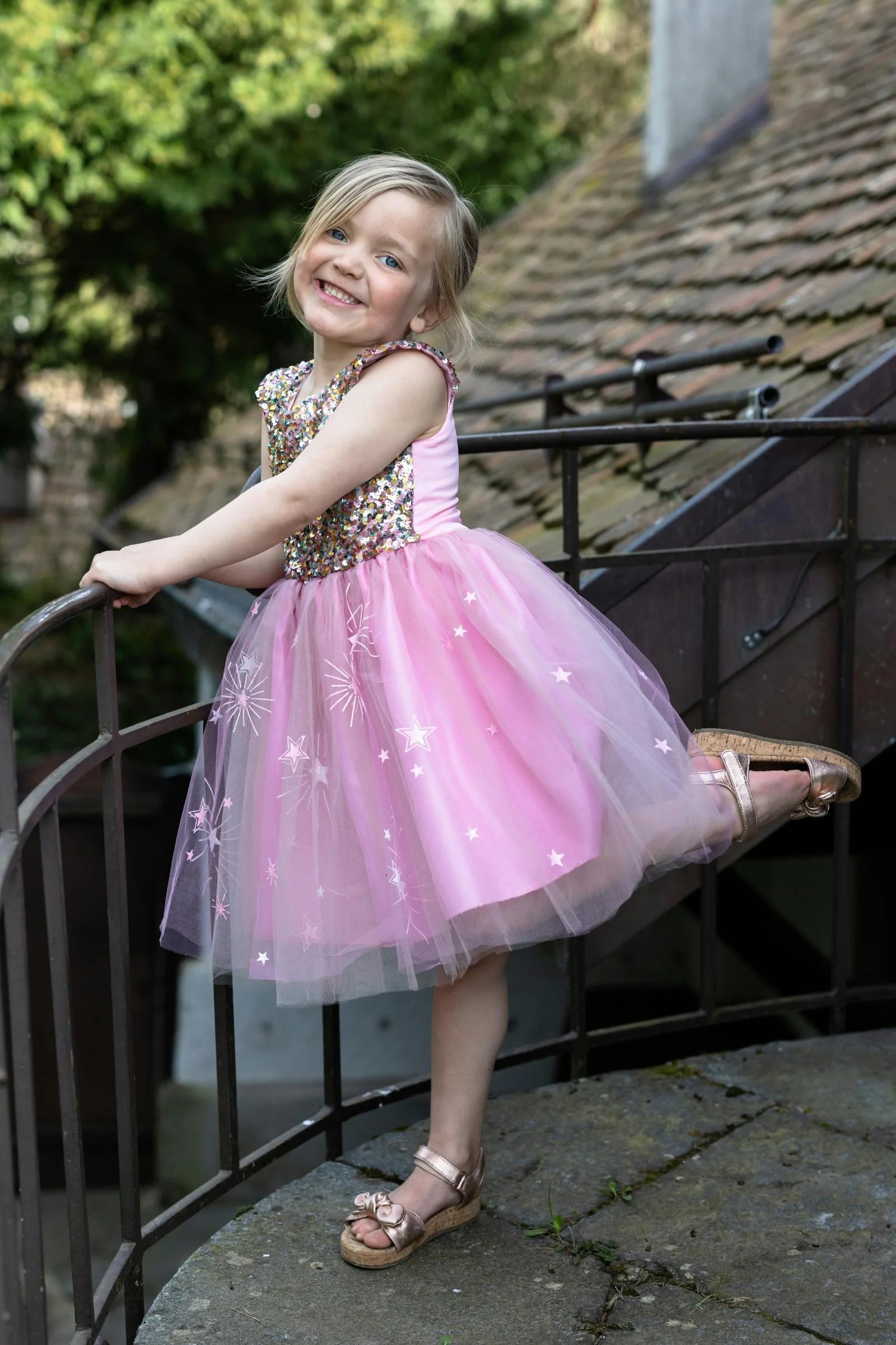 COSTUME SEQUINS STAR DRESS