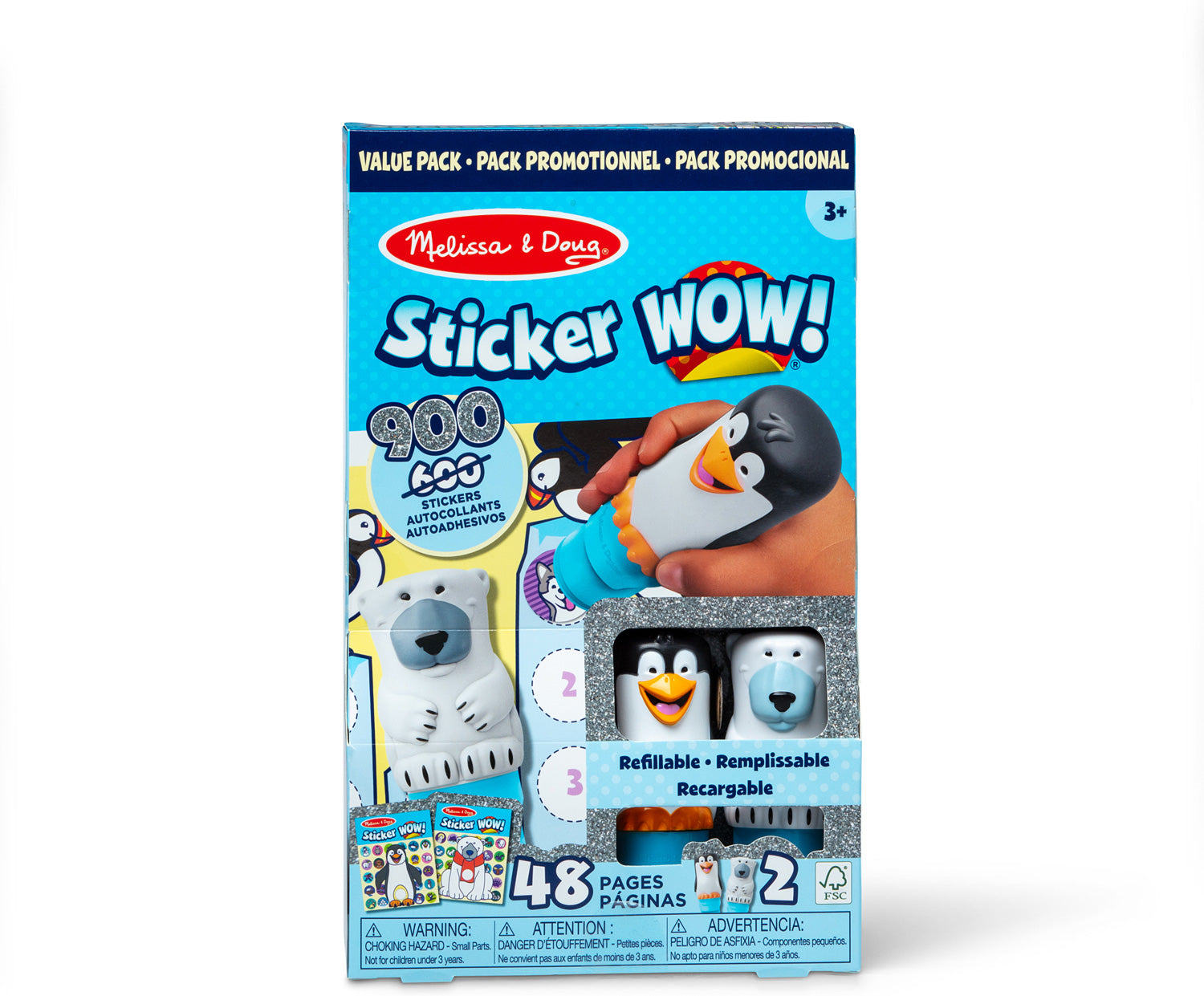 WINTER ACTIVITY PAD & STICKER STAMPER