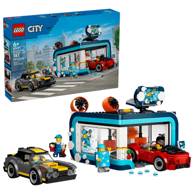 Lego City box drive through car wash with images