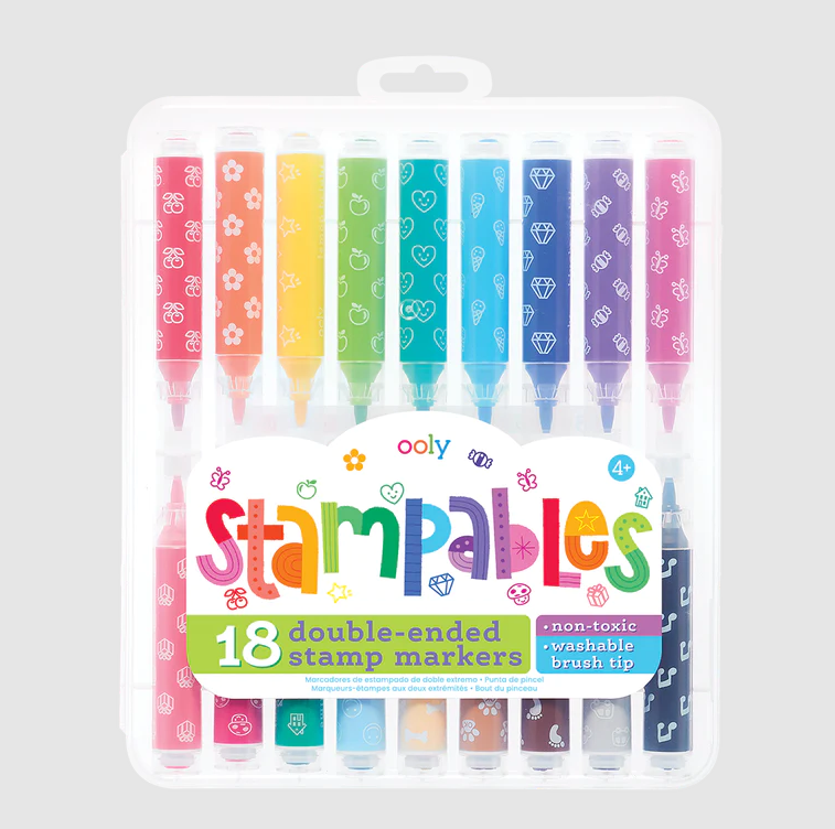 MARKERS STAMPABLE SCENTED 18-PK