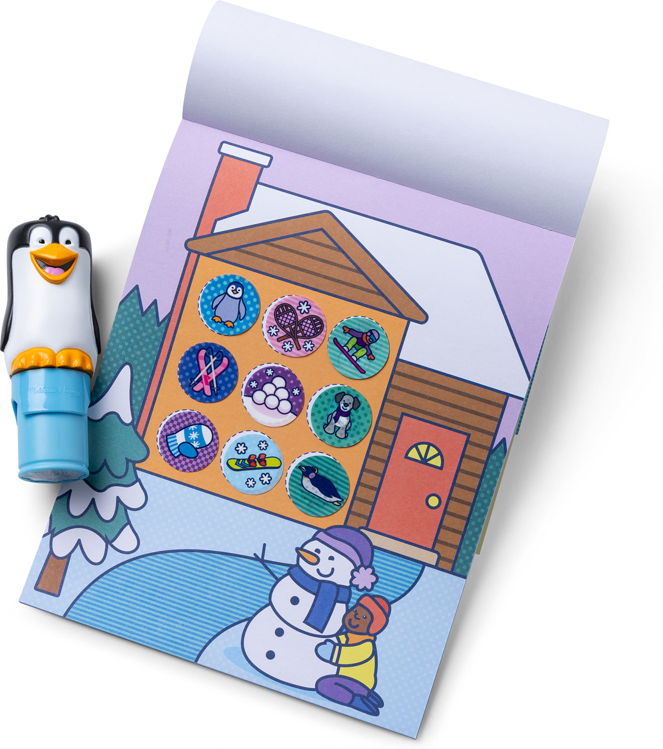 WINTER ACTIVITY PAD & STICKER STAMPER