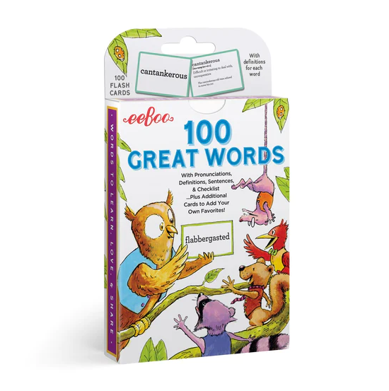 FLASH CARDS 100 GREAT WORDS