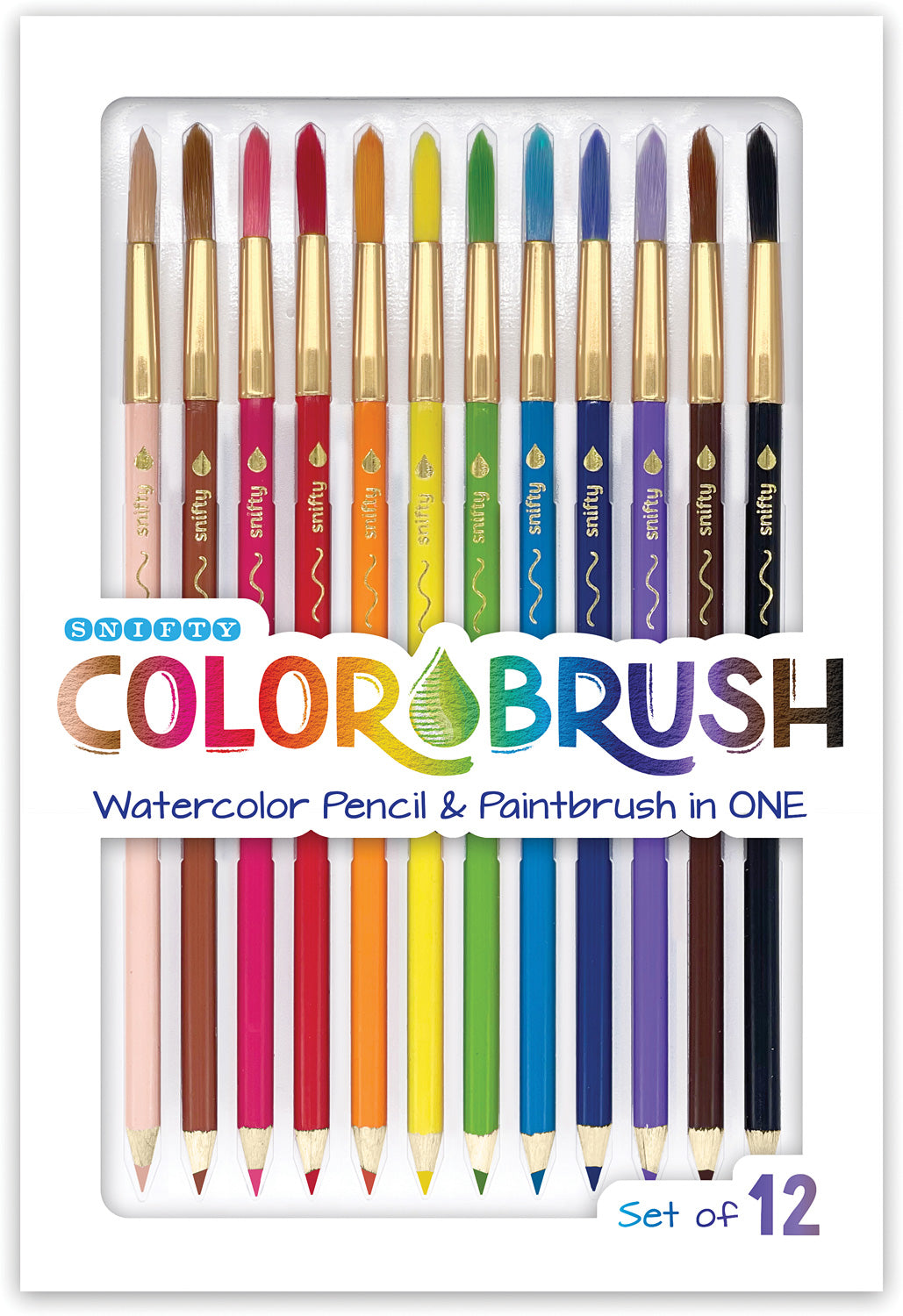 COLORBRUSH WATERCOLOR PENCIL & PAINTBRUSH