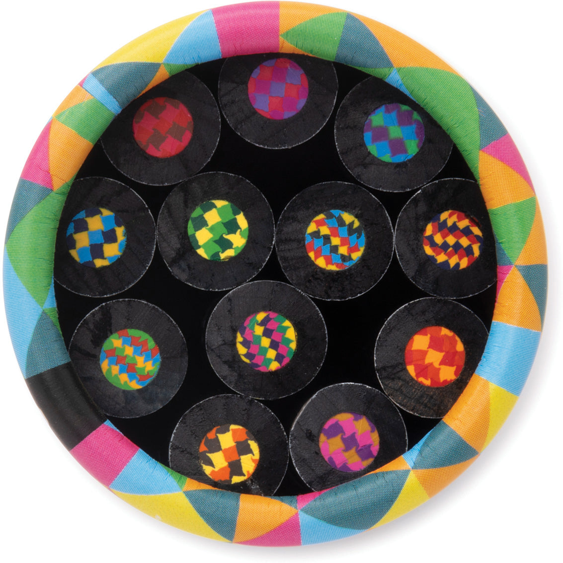 KALEIDOSCOPE MULTI COLORED PENCIL TUBE