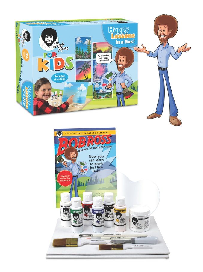 BOB ROSS FOR KIDS: HAPPY LESSONS IN A BOX