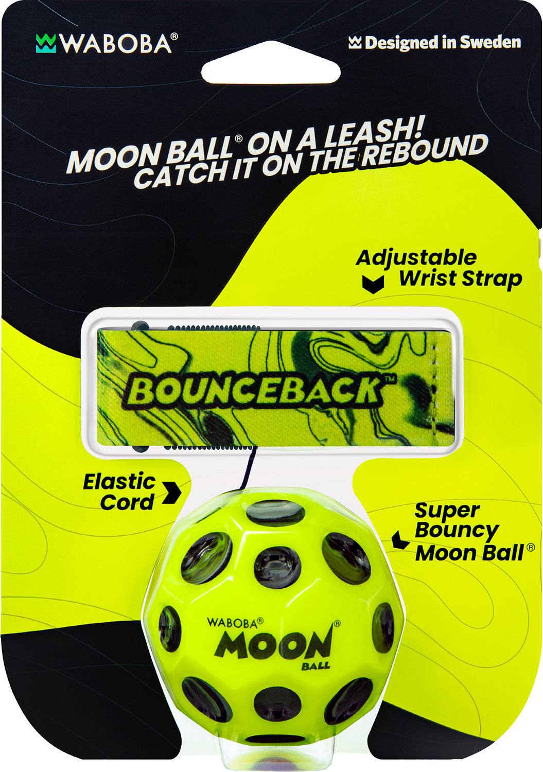 BOUNCEBACK MOON BALL ON LEASH