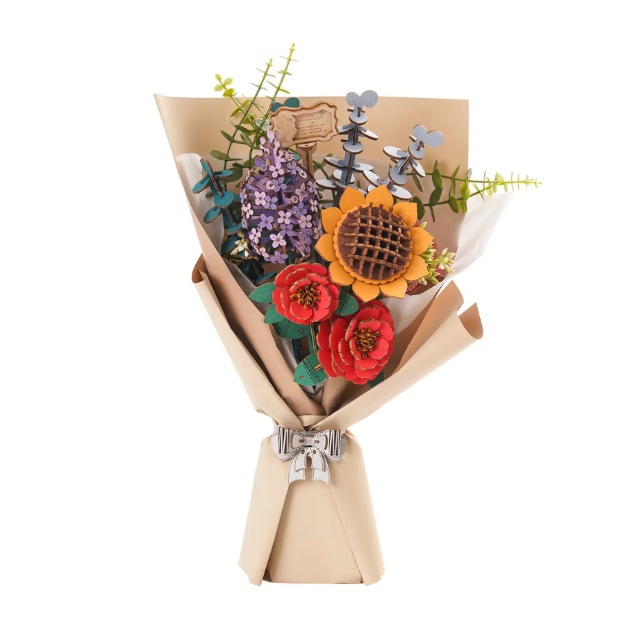 WOODEN FLOWER BOUQUET ROLIFE