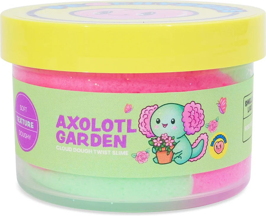 AXOLOTL GARDEN CLOUD DOUGH TWIST SLIME