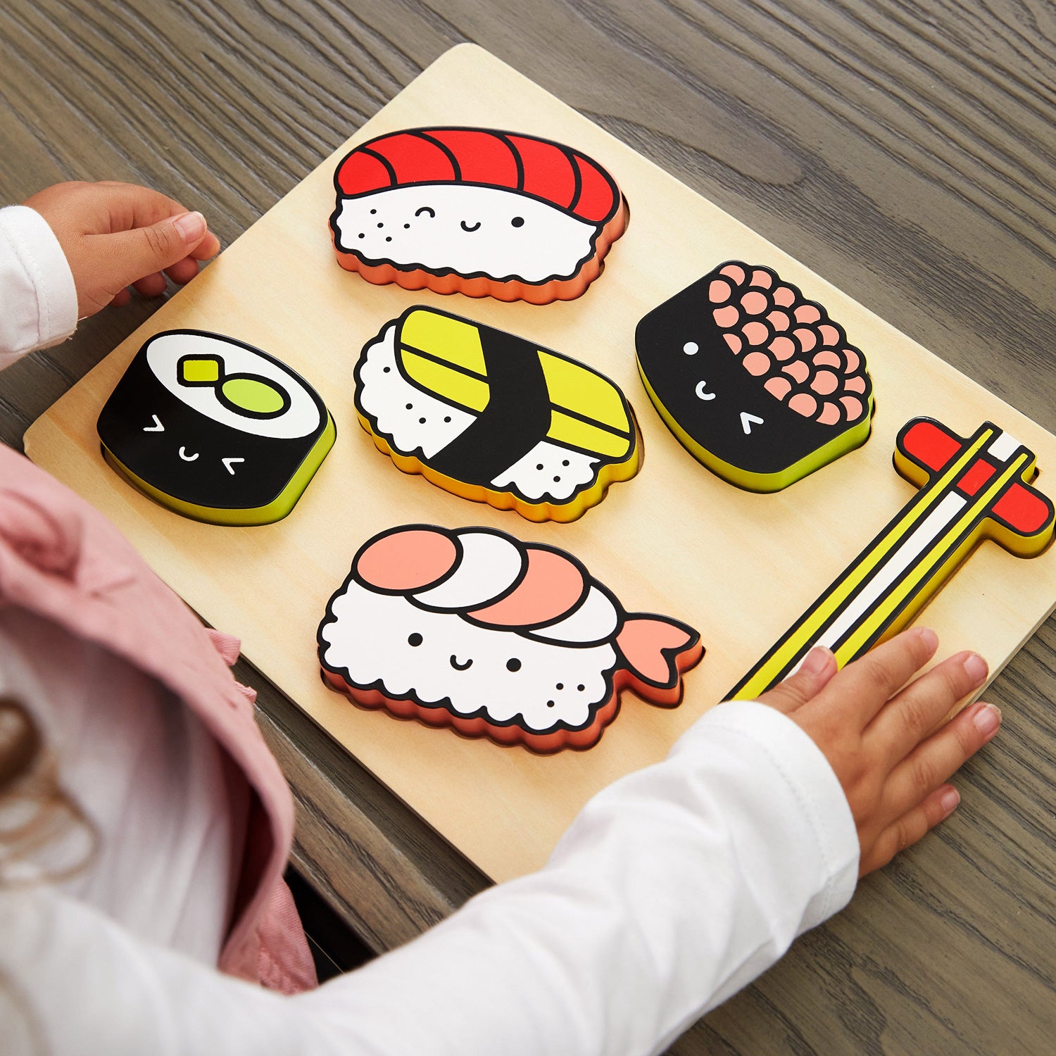 WOODEN PUZZLE SUSHI FRIENDS