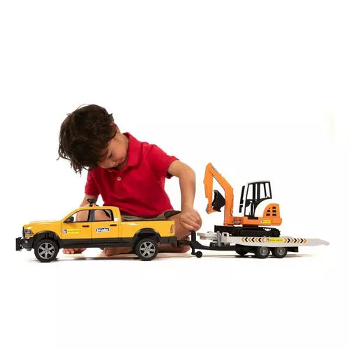 RAM RENTAL SERVICE W TRAILER & MINI EXCAVATOR