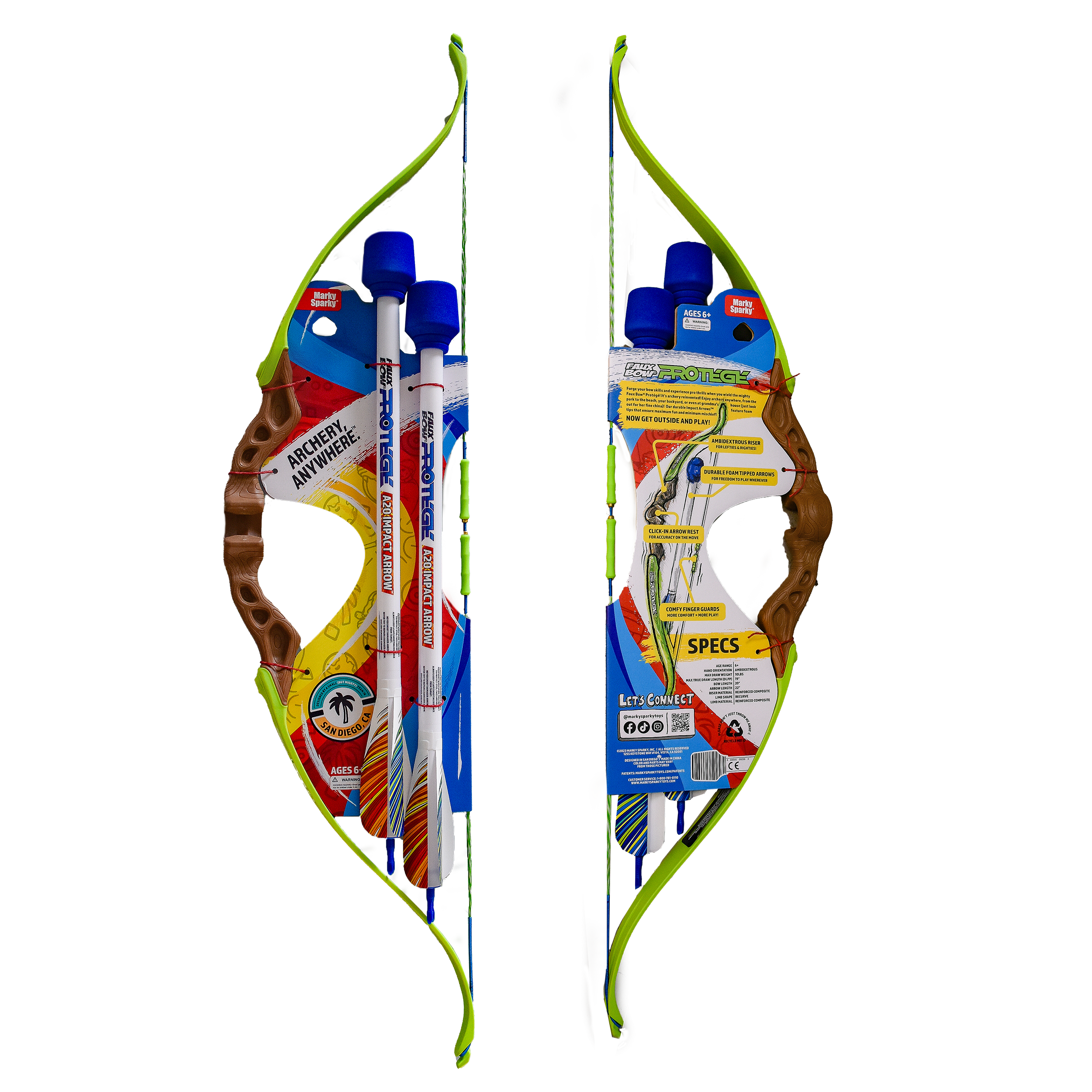 faux bow protege archery set