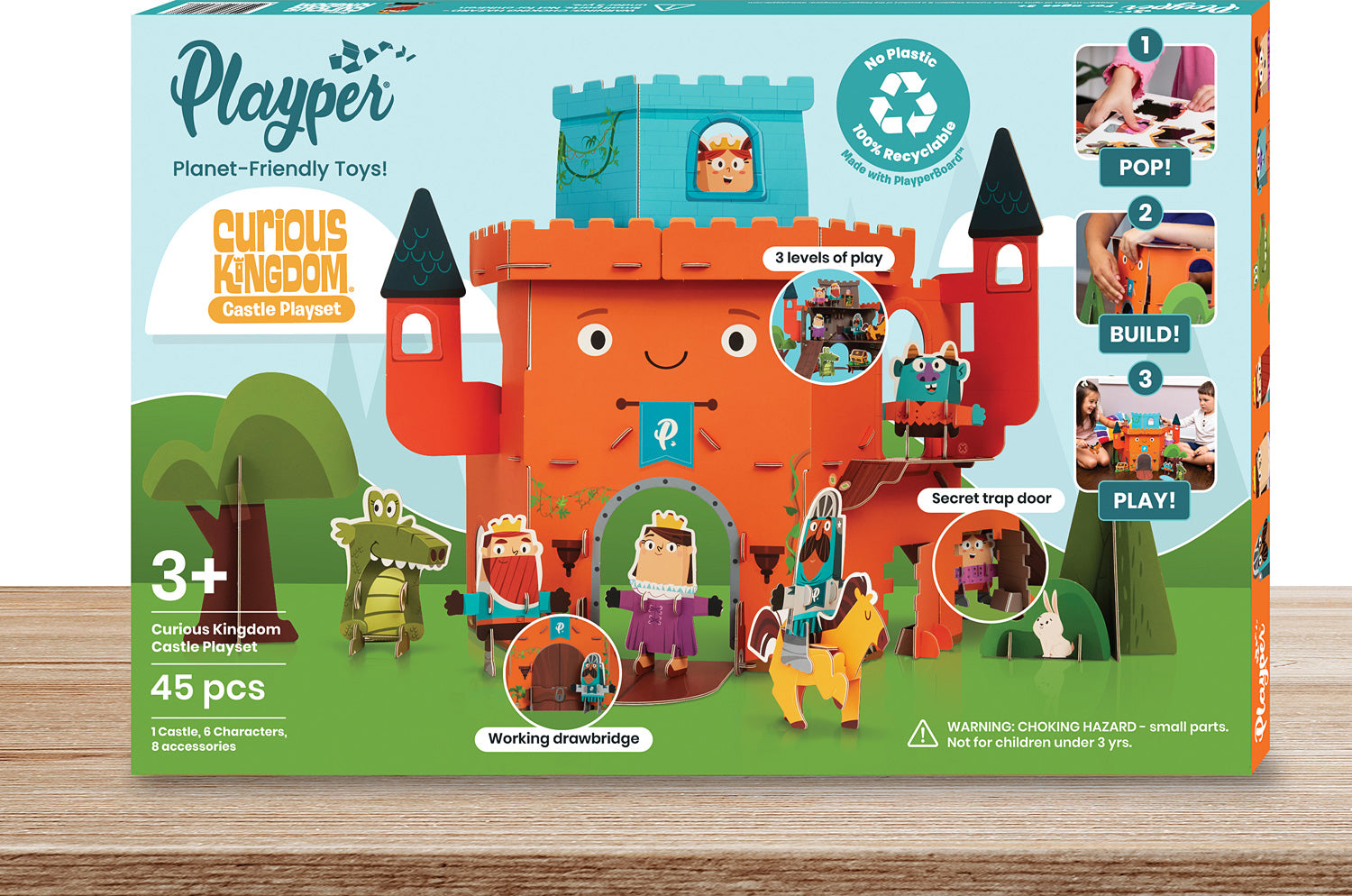 CASTLE PLAYSET DIY BUILD W STICKERS