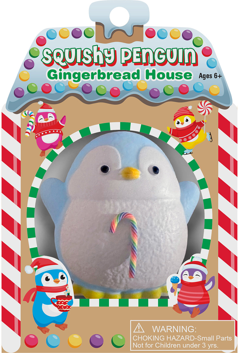 PENGUIN SQUISHY GINGERBREAD HOUSE