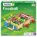 Smartivity Foosball DIY craft kit box, featuring a green background with an illustration of the assembled wooden foosball table in the center.