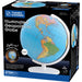 Thames & Kosmos Illuminated Geopolitical Globe educational toy in its retail packaging, featuring a 10-inch illuminated globe on a white stand.