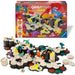Ravensburger GraviTrax Junior Dinosaur Starter Set toy board game with its retail box, showing the colorful game board, dinosaur figures, and hexagonal terrain pieces on a white background.