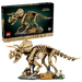 LEGO Triceratops skeleton model with packaging in the background