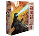 Godzilla toy figure packaging with character illustration and branding