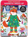 Merry Woodland Magnetic Dress-Up toy packaging featuring a colorful illustrated fox in a Christmas tree dress, surrounded by woodland holiday elements and text reading 'Merry Woodland Magnetic Dress-Up' and '40+ Magnets'.