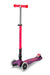 Pink and purple scooter on a white background