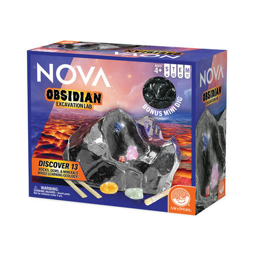 Nova Obsidian Excavation Lab packaging on a white background