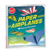 Book cover of 'Paper Airplanes' with colorful paper airplanes and Klutz logo.
