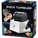 Box of a rock tumbler with images of polished stones and text on a black background