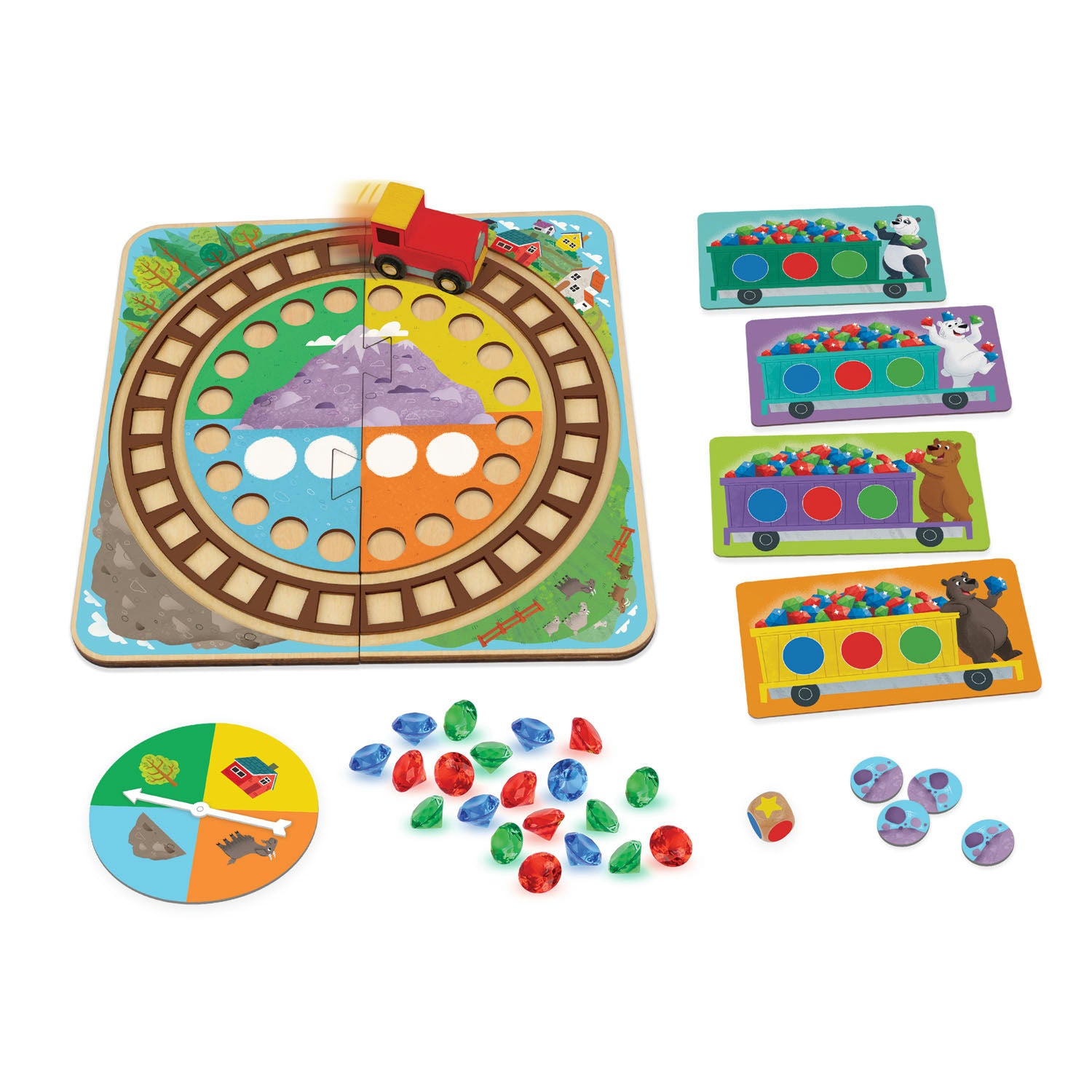 Round the Mountain Train Game