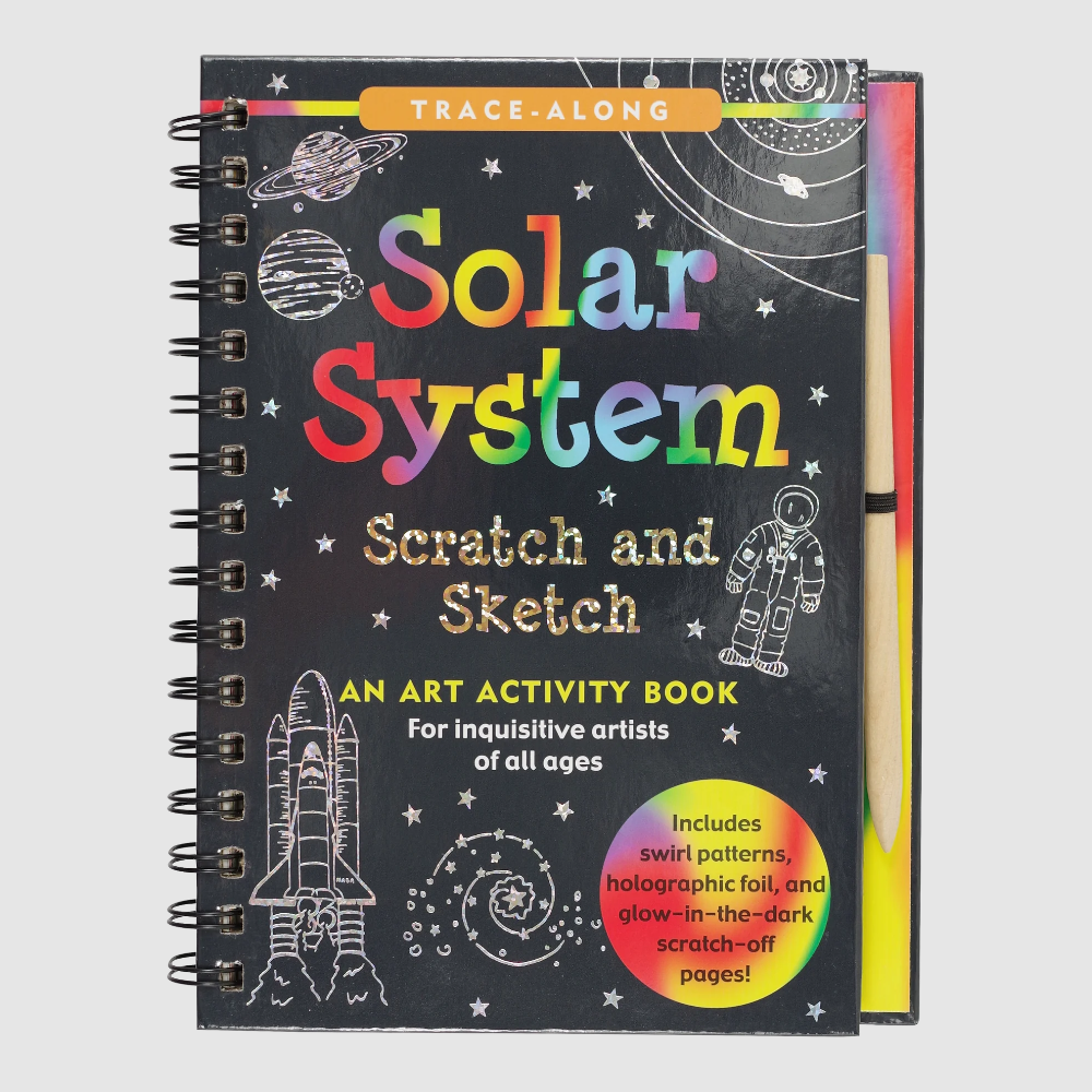 SCRATCH & SKETCH SOLAR SYSTEM ACTIVITY BOOK