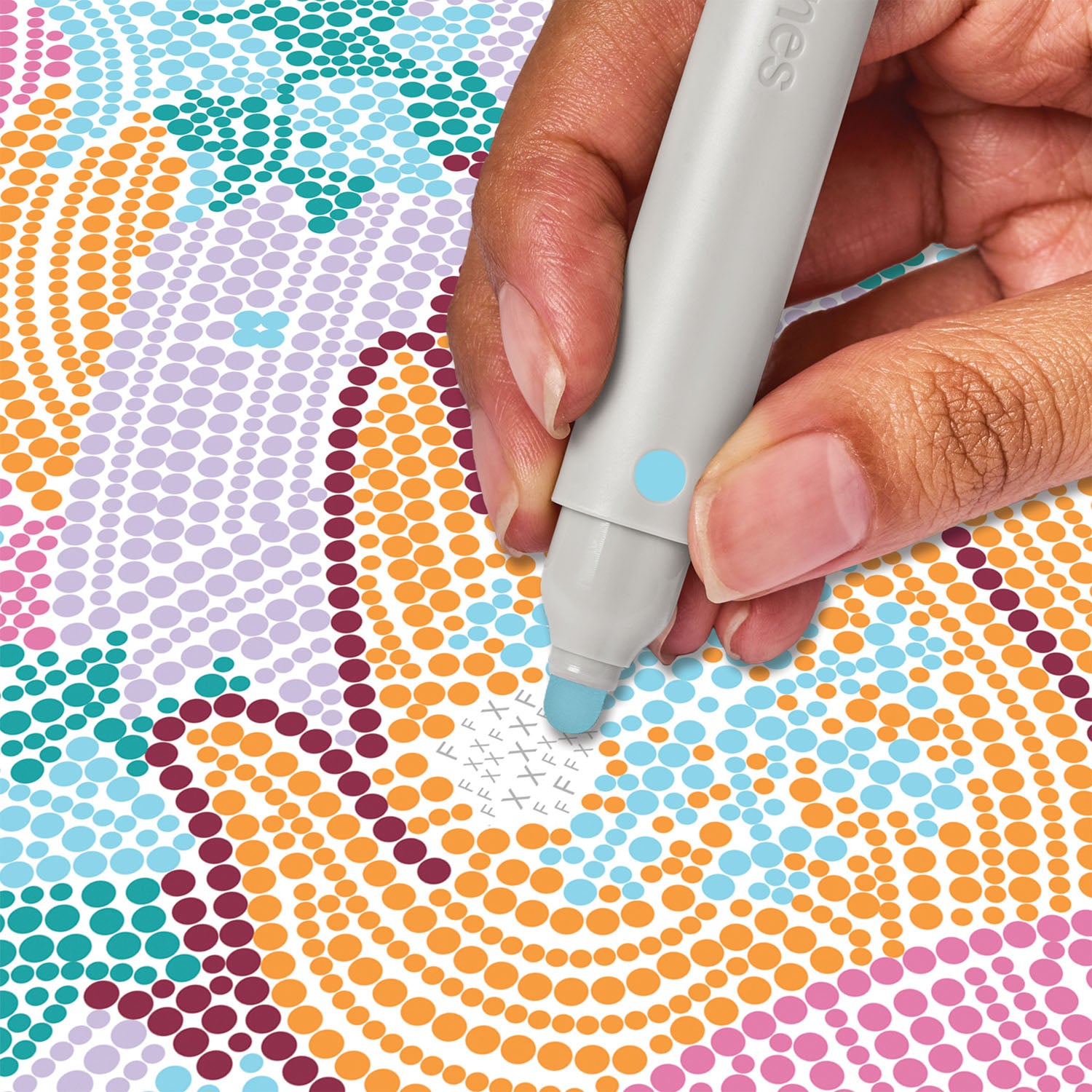 Lifelines Flow Art Mini Dot-By-Letter - Winter Collection
