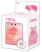 A pink pig-shaped squishy toy shown inside its white retail box with pink branding and a '100% Naturally Squishy' seal.
