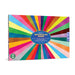Box of Deluxe Watercolor Paper with colorful radial design