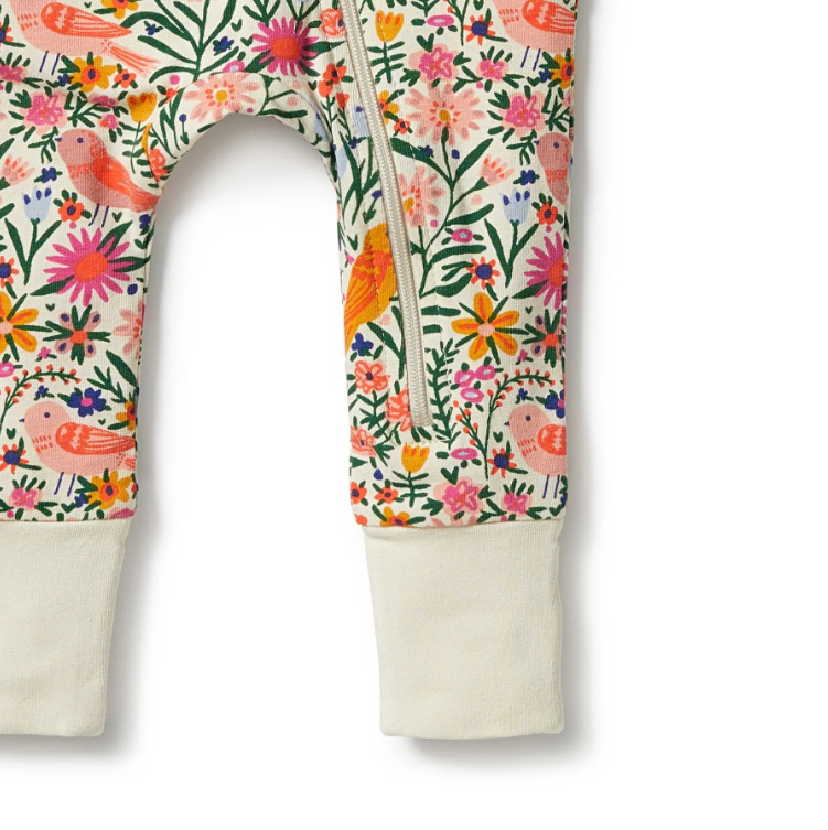 FOOTIE BIRDY FLORAL