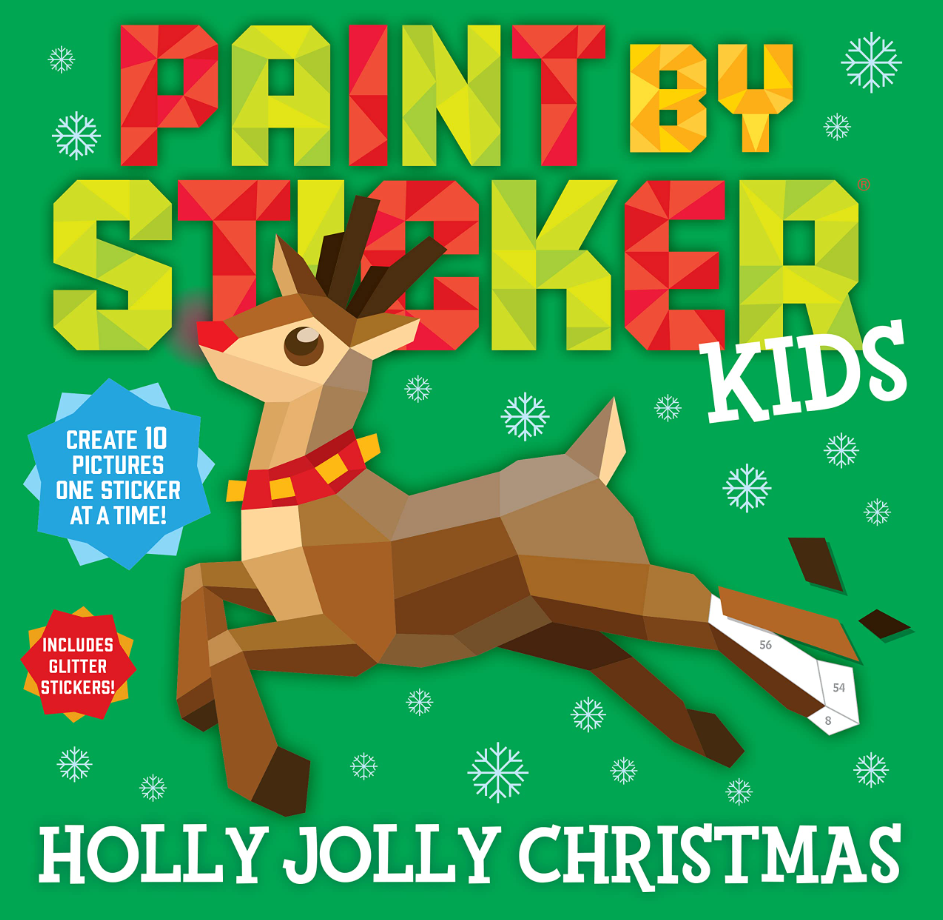 PAINT BY STICKER KIDS: HOLLY JOLLY CHRISTMAS  ACTV