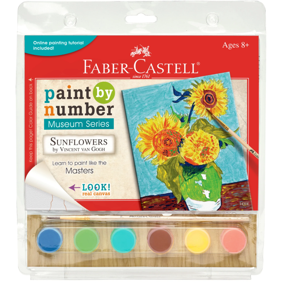 PAINT BY NUMBER SUNFLOWERS