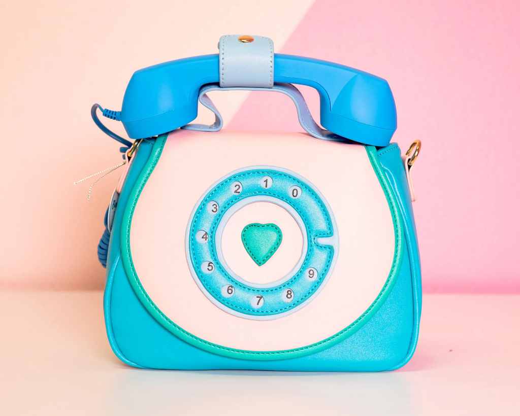 Ring Ring Phone Purse Cotton Candy Lavender Mint Hot Pink Yellow